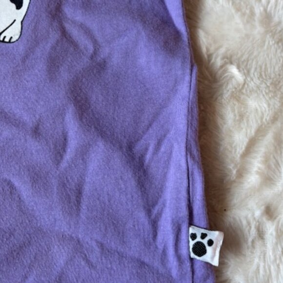2/$30 Please Mum Purple LS shirt Puppy Love Hearts Girls Size 36MTH Vintage - Picture 3 of 12